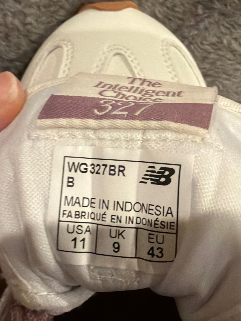 New Balance Women's Cream & Mauve Lace-Up Sneaker size 11 - Picture 8 of 15